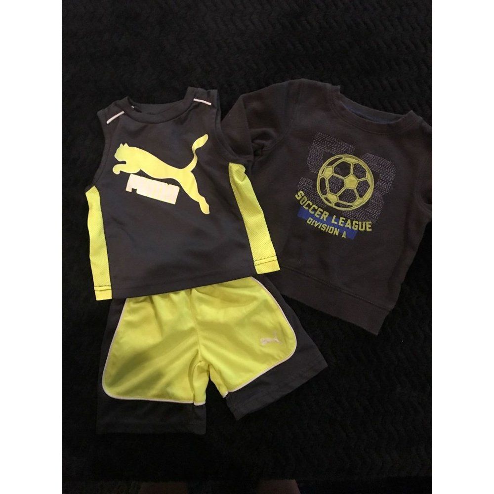Puma 12 Month Set & Soccer Sweatshirt